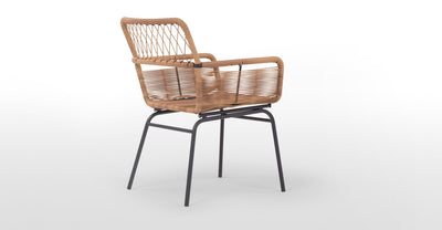 Lyra Garden Dining Outdoor Chair Set, Charcoal Grey