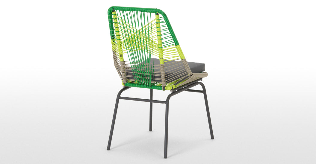 Copa Garden Set Of 2 Dining Outdoor Chair, Citrus Green