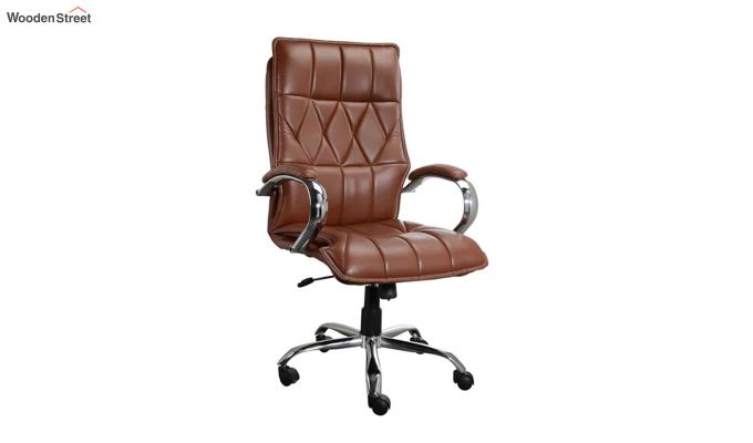 Camelo Krita Leatherette High Back Brown Executive Office Chair