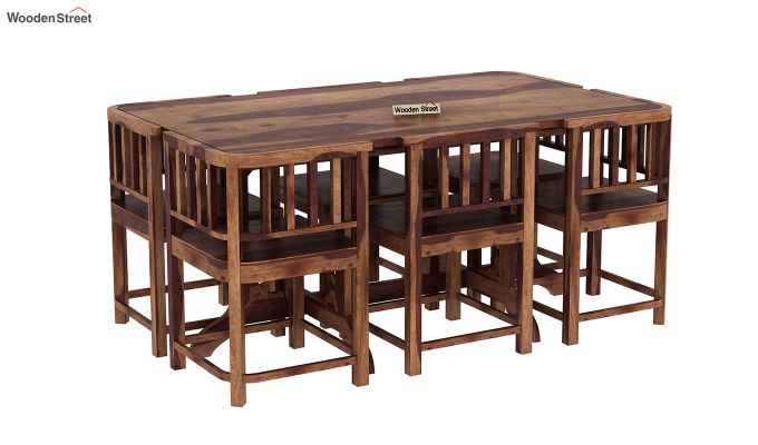 Cohoon 6 Seater Dining Set (Teak Finish)