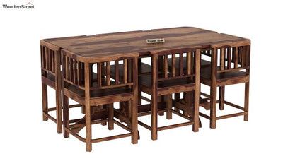 Cohoon 6 Seater Dining Set (Teak Finish)