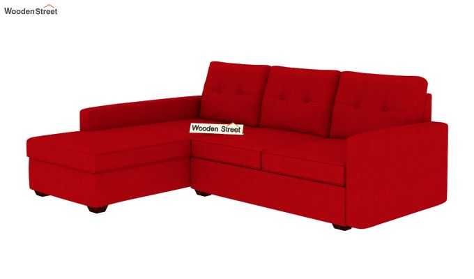 Nicolas L Shape Sofa Left Aligned Sofa (Dusky Rose)