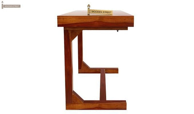 Enric Office Table (Honey Finish)