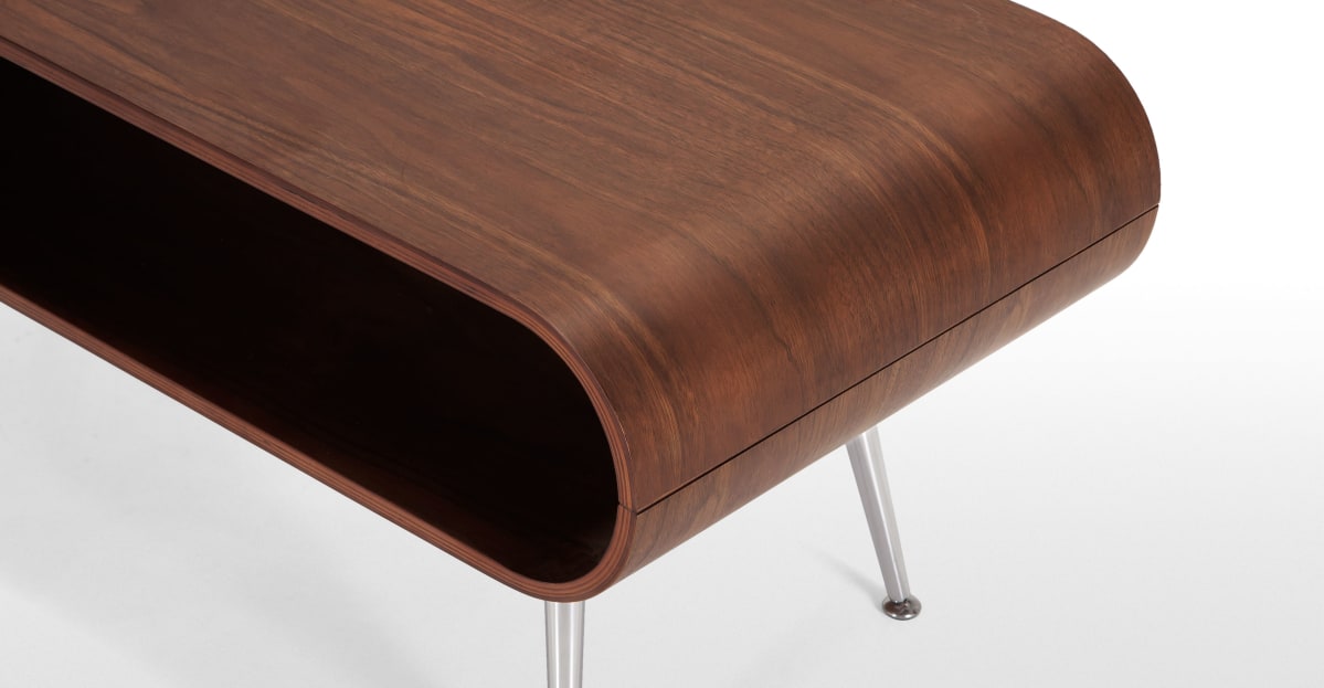 Hooper Storage Center Table, Walnut