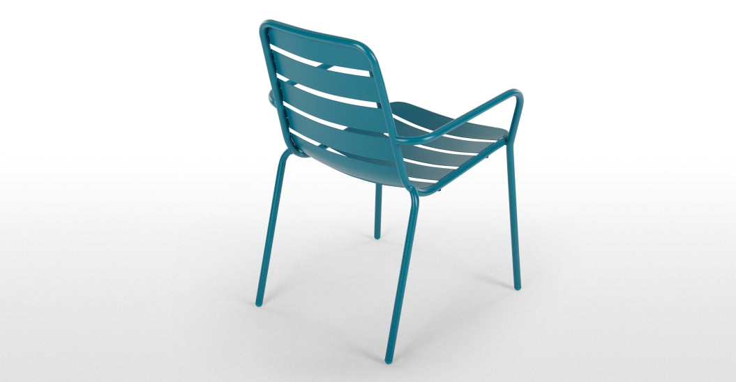 Tice Garden Dining Outdoor Chair, Teal