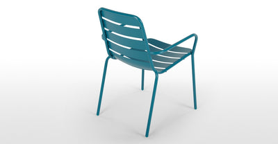 Tice Garden Dining Outdoor Chair, Teal