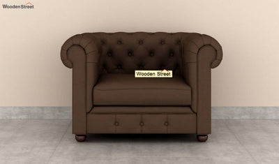Henry 2 Seater Executive Office Sofa (Fabric, Classic Brown)