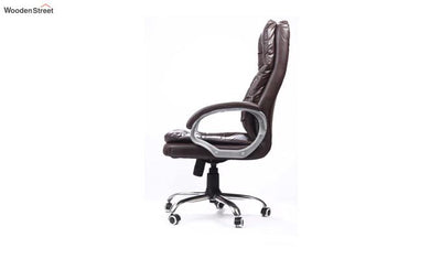 Fairbank Clantra Leatherette High Back Brown Executive Office Chair