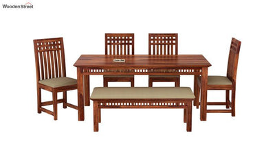 Adolph 6 Seater Dining Set With Bench