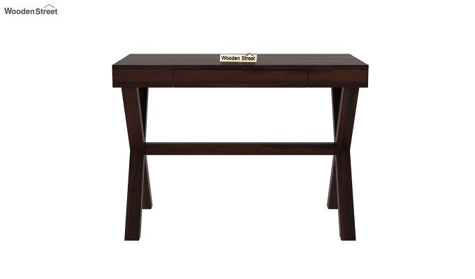 Poppy Solid Office Table Desk (Honey Finish)