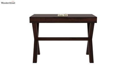 Poppy Solid Office Table Desk (Honey Finish)