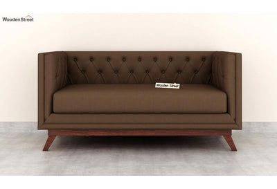 Berlin 2 Seater Office Sofa (Fabric, Classic Brown)
