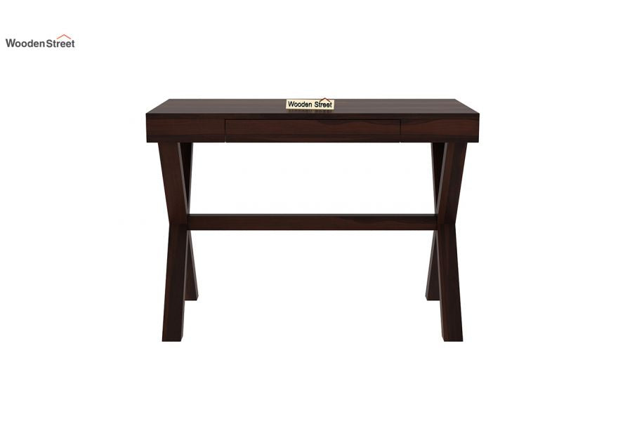 Poppy Solid Office Table Desk (Honey Finish)
