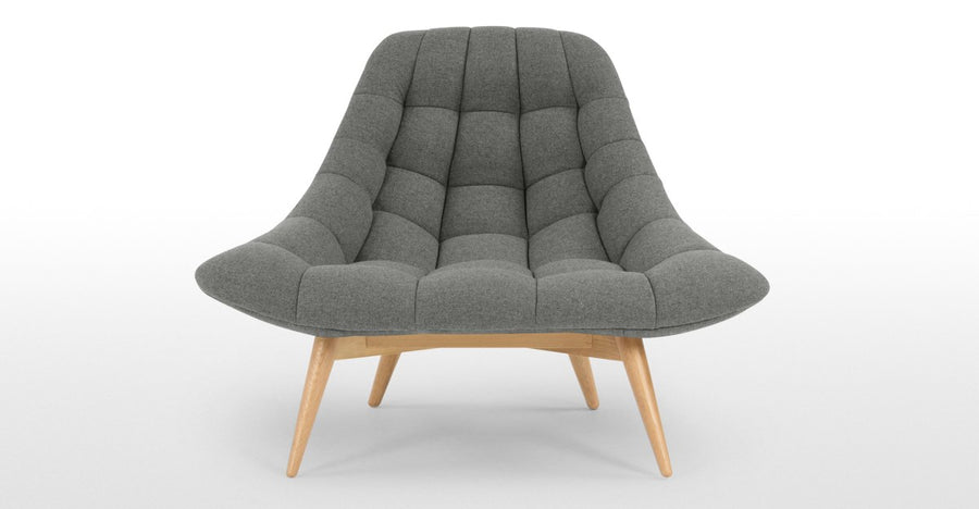 Kolton Accent Armchair, Marl Grey Bedroom Chair