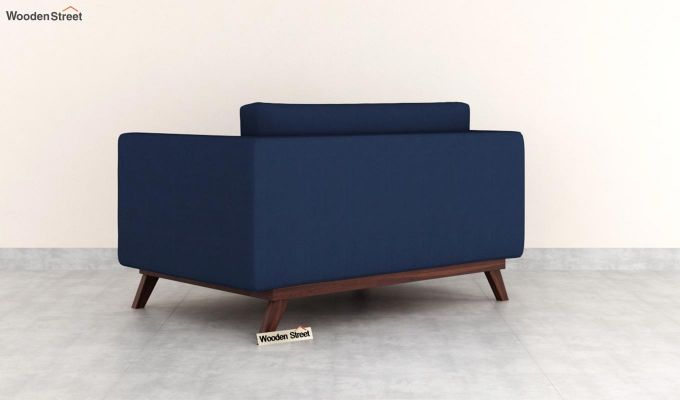 Casper 2 Seater Office Sofa (Fabric, Indigo Ink)