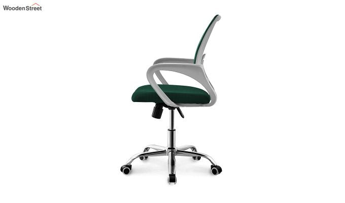 Terra Pearl Green Mesh Revolving Office Chair