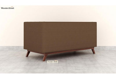 Berlin 2 Seater Office Sofa (Fabric, Classic Brown)