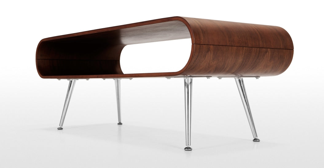 Hooper Storage Center Table, Walnut