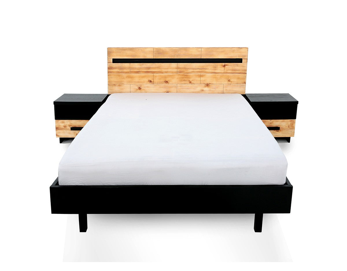 Frederick Double Bed W/2 Side Table Q/S