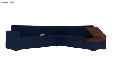 Henry Right Aligned Corner L Shape Sofa (Velvet, Chestnut )