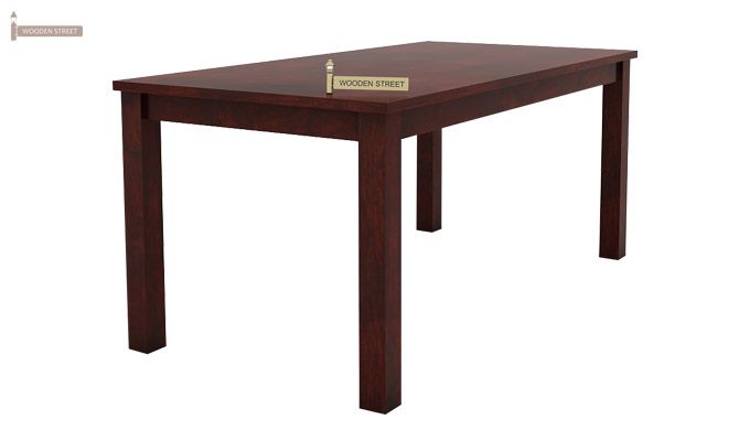 Mckinley 6 Seater Dining Set With Bench (Mahogany Finish)