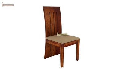 Terex 6 Seater Luxury Dining Set With Bench (Honey Finish)