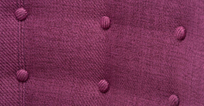 Kubrick Wing Back Bedroom Chair, Plum Purple