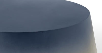 Kugel Garden Outdoor Table, Blue Concrete