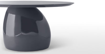 Rosinda 6 Seat Oval Dining Table, Sky Grey