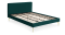 Kida Double Bed Set Seafoam Blue Velvet